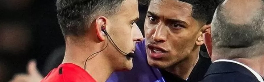 曼萨诺明日主哨皇马客战皇社，他曾取消贝林绝杀球并出红牌